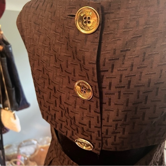 MICHAEL Michael Kors Womens Black Sleeveless Sheath Dress Size 8 - Picture 4 of 8